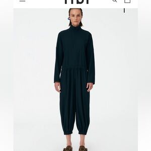 Chalky Drape Zip Up
Jumpsuit
Black